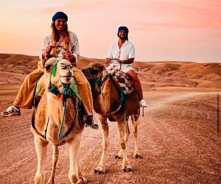 Agafay Desert Camel Rides & Sunset Views