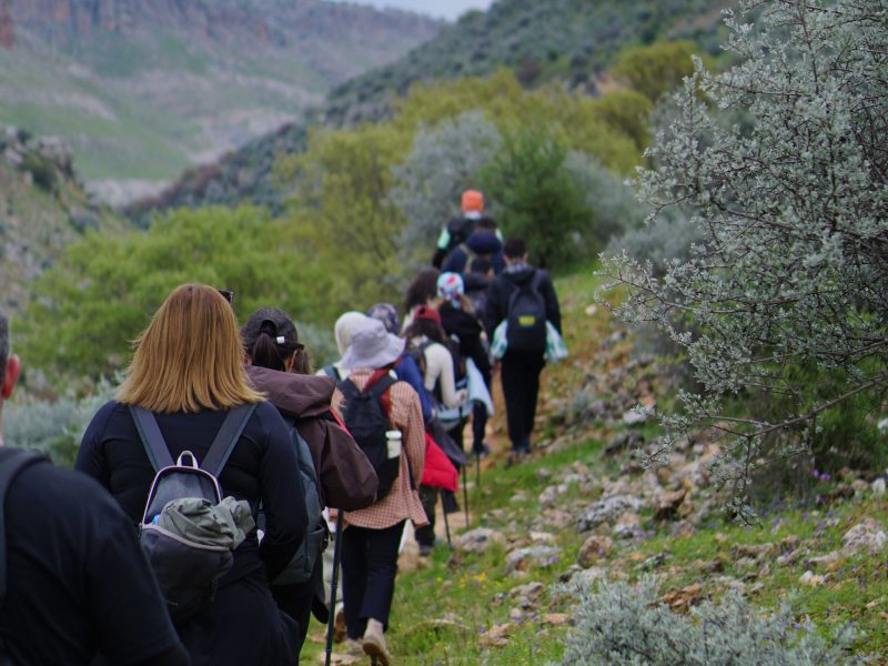hiking in the Atlas Mountains