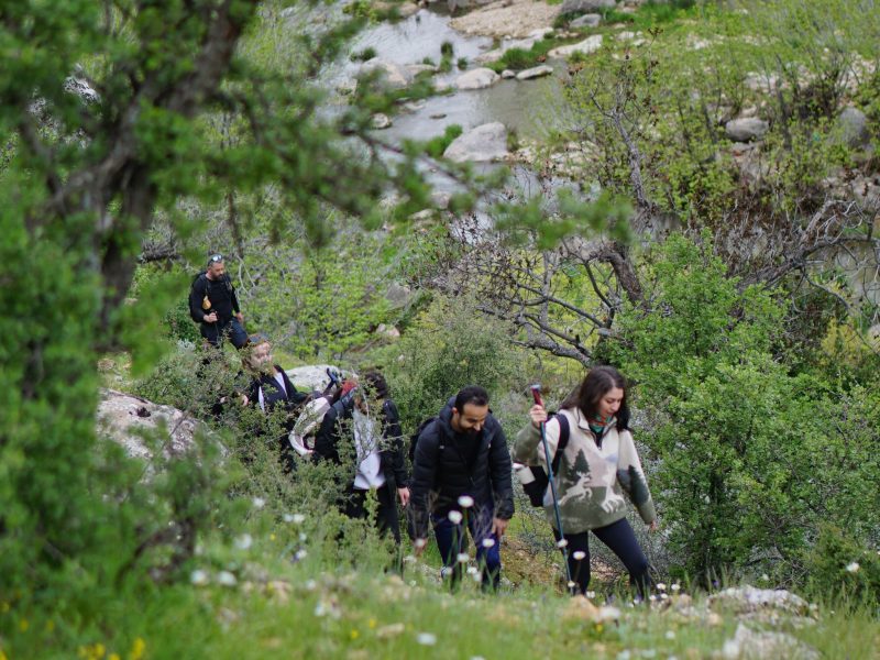 hiking in the Atlas Mountains